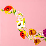 Crêpe Fleurs Guirlande Chair - Ribes y Casals