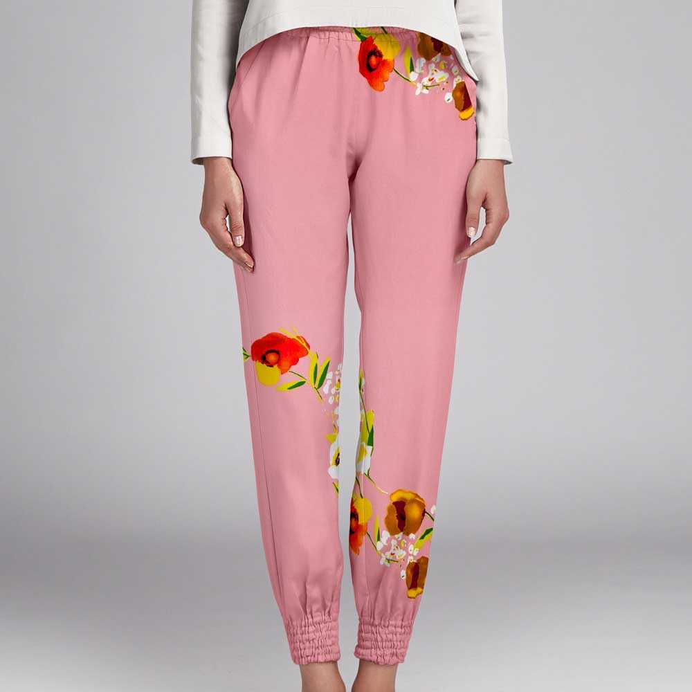 Crêpe Fleurs Guirlande Chair - Ribes y Casals