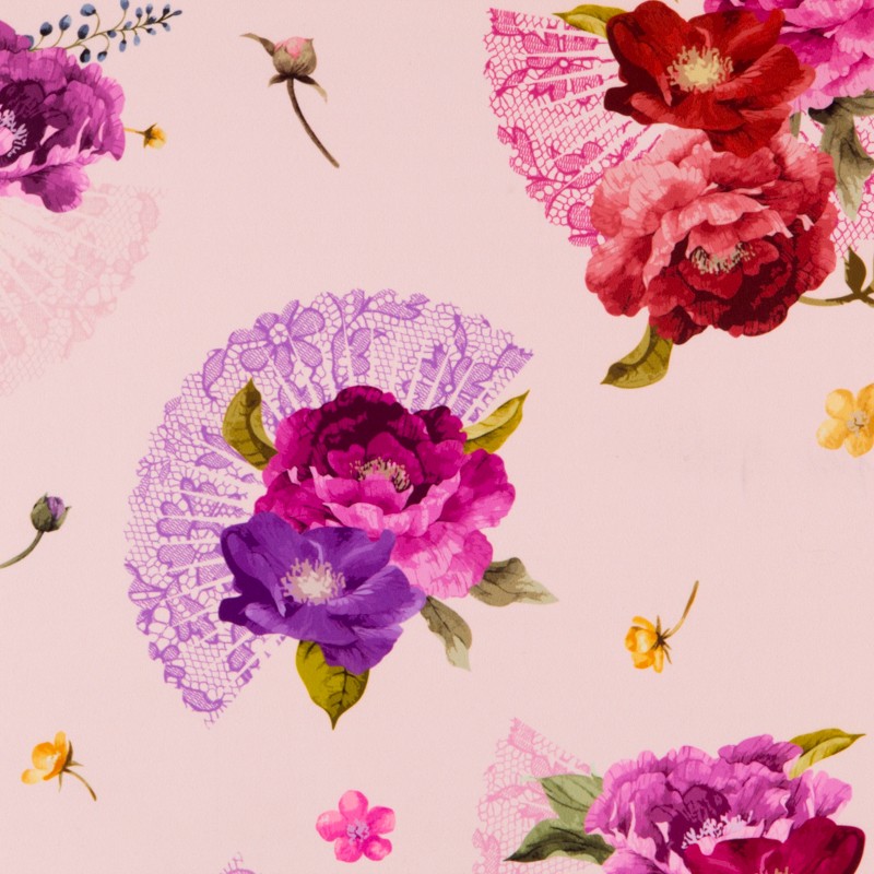 Crêpe Andalousie Rose - Ribes y Casals