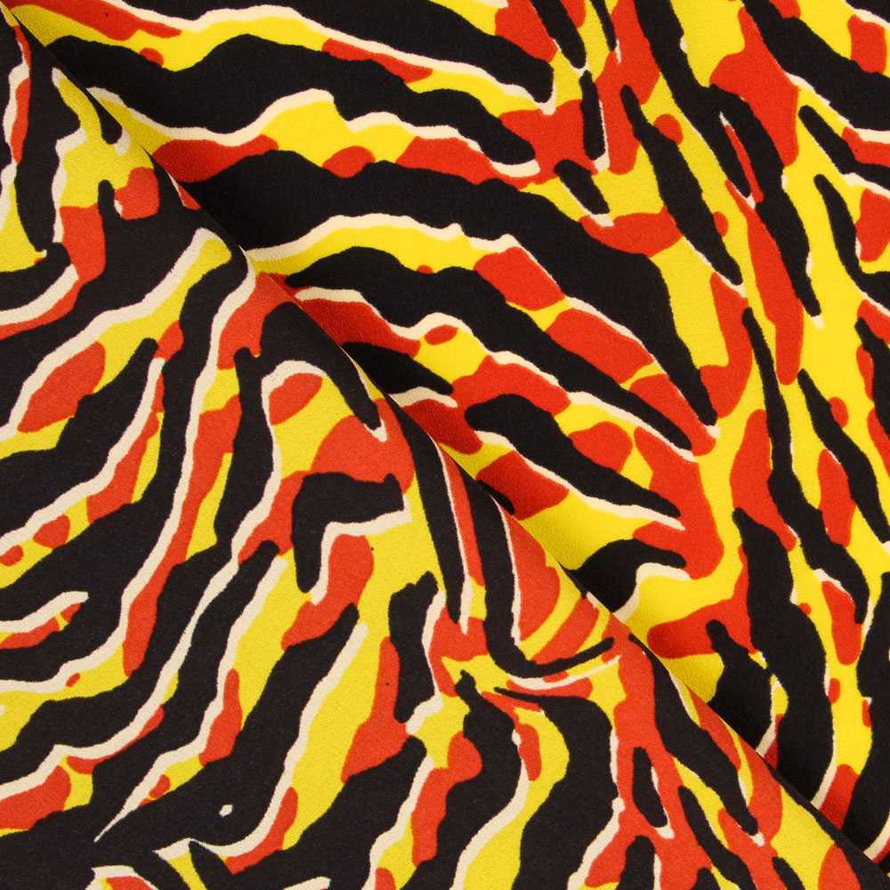 Crêpe Zèbre Jaune - Ribes y Casals