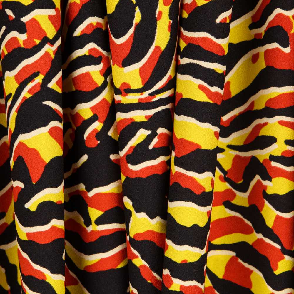 Crêpe Zèbre Jaune - Ribes y Casals