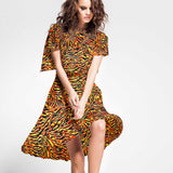 Crêpe Zèbre Jaune - Ribes y Casals