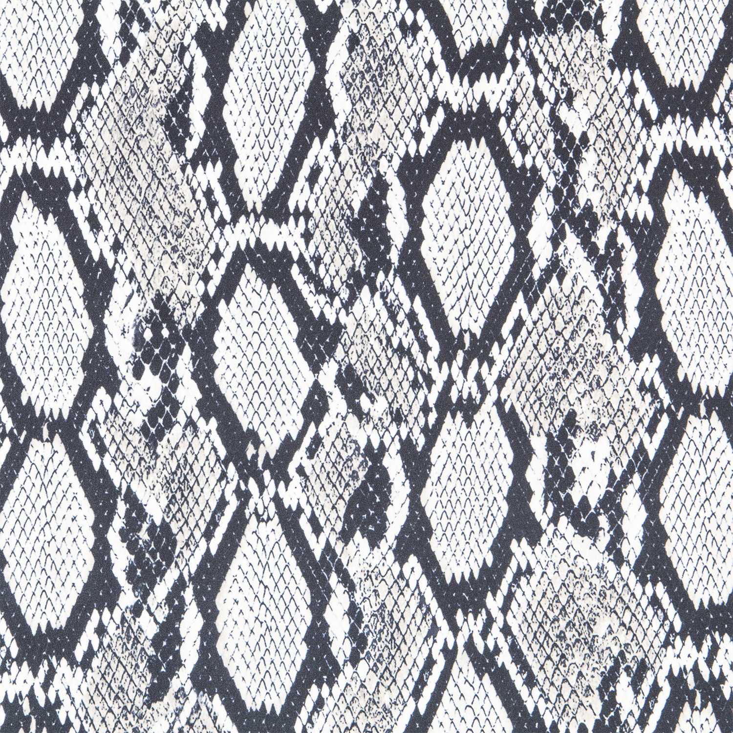 Crepe Animal Print Snake Gris - Ribes y Casals