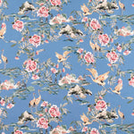 Viscose Palmiers Bleu Marine - Ribes y Casals