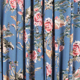 Viscose Palmiers Bleu Marine - Ribes y Casals