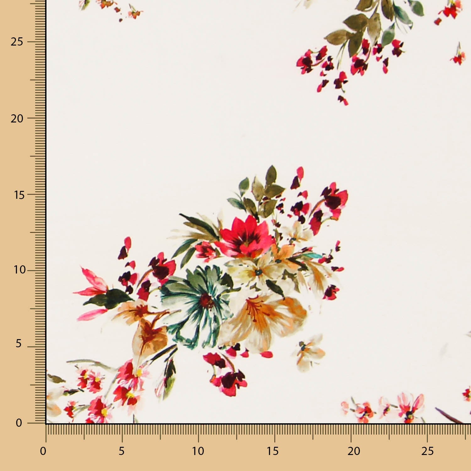 Crêpe Bouquet Écru - Ribes y Casals