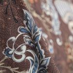 Crêpe Bubble Shanghai Marron - Ribes y Casals