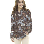 Crêpe Bubble Shanghai Marron - Ribes y Casals