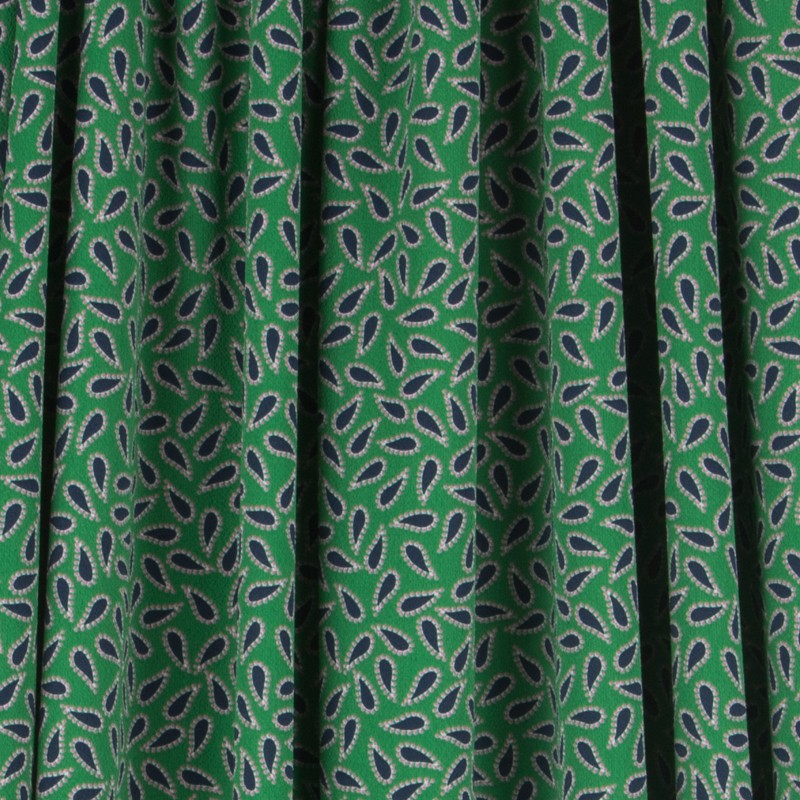 Crêpe Cachemire Vert - Ribes y Casals