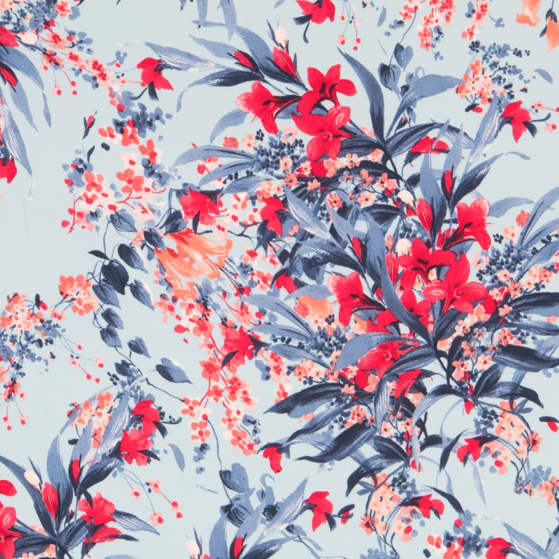 Crêpe Caraïbe Turquoise - Ribes y Casals