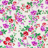 Crêpe Fleurs Crétonne Crème - Ribes y Casals