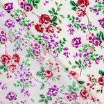 Crêpe Fleurs Crétonne Crème - Ribes y Casals