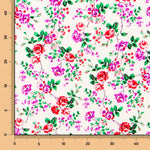 Crêpe Fleurs Crétonne Crème - Ribes y Casals