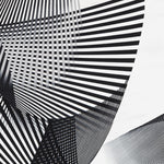 Crepe Diagonal Blanc Noir - Ribes y Casals