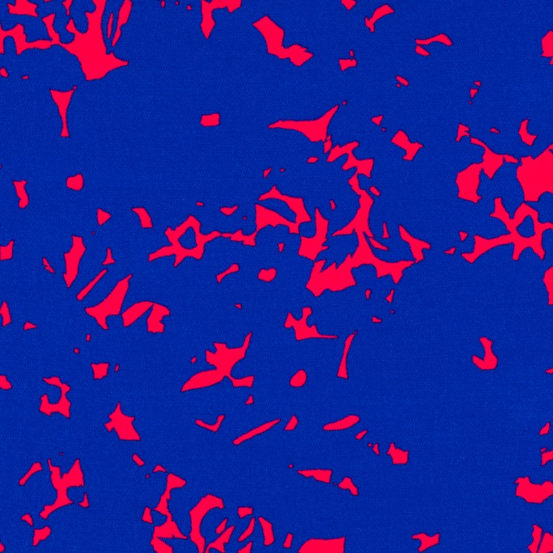 Crêpe Satin Oiseaux Bleu Clair - Ribes y Casals