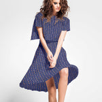 Crêpe Fashion Bleu Foncé - Ribes y Casals