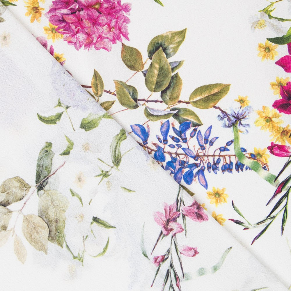 Crepe Fin Pois Marine - Ribes y Casals