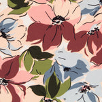 Crepe Fin Pois Marine - Ribes y Casals