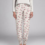 Crêpe Flamants En Vol Crème - Ribes y Casals