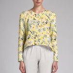 Crepe Floral Jaune - Ribes y Casals