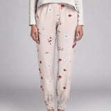 Crêpe Floral Fond Rose - Ribes y Casals