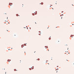 Crêpe Floral Fond Rose - Ribes y Casals