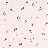 Crêpe Floral Fond Rose - Ribes y Casals