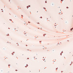 Crêpe Floral Fond Rose - Ribes y Casals