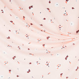 Crêpe Floral Fond Rose - Ribes y Casals