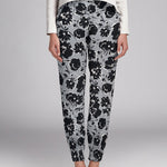 Crepe Floral Gris - Ribes y Casals