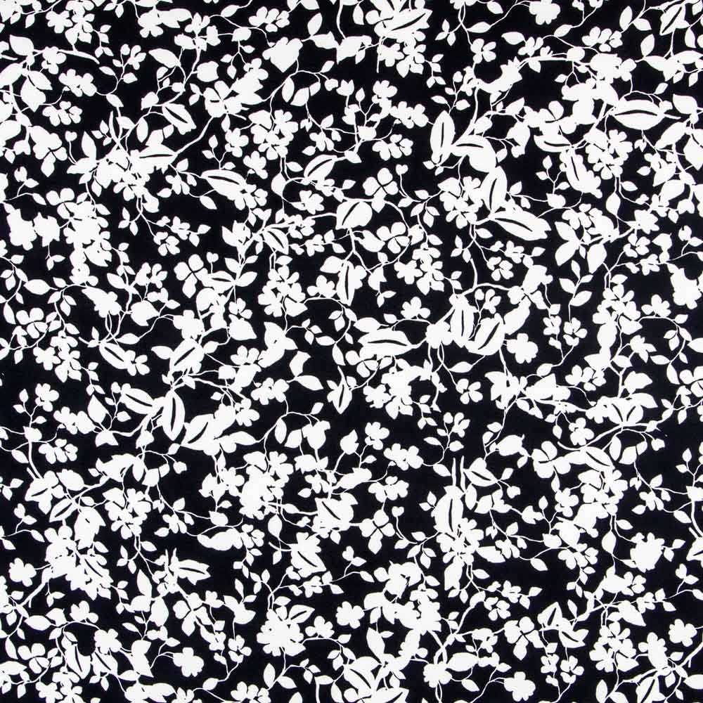 Crêpe Fleurs Japon Vert - Ribes y Casals