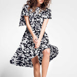 Crêpe Fleurs Japon Vert - Ribes y Casals