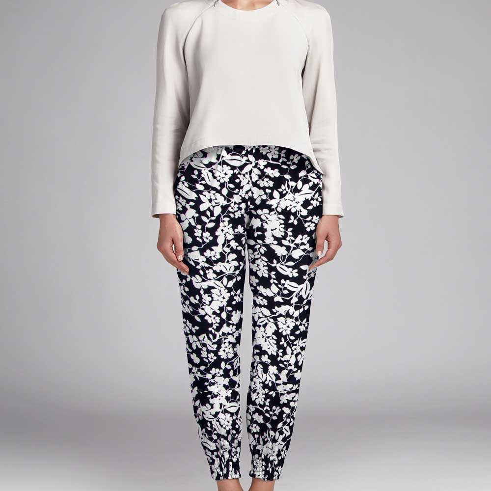 Crêpe Fleurs Japon Vert - Ribes y Casals