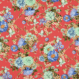 Crêpe Floral Corail - Ribes y Casals