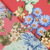 Crêpe Floral Corail - Ribes y Casals