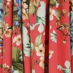 Crêpe Floral Corail - Ribes y Casals