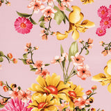 Crêpe Fleurs de Roses Rose - Ribes y Casals