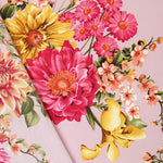 Crêpe Fleurs de Roses Rose - Ribes y Casals