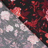 Crêpe Fleurs Rose - Ribes y Casals