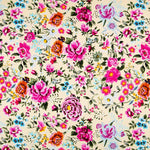 Crêpe Fleurs de Manille Écru - Ribes y Casals