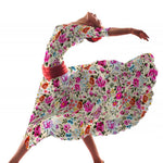 Crêpe Fleurs de Manille Écru - Ribes y Casals