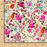 Crêpe Fleurs de Manille Écru - Ribes y Casals