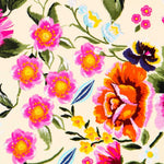 Crêpe Fleurs de Manille Écru - Ribes y Casals