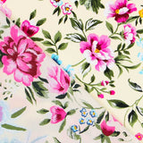 Crêpe Fleurs de Manille Écru - Ribes y Casals