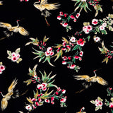 Crêpe Cigognes Noir - Ribes y Casals