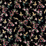 Crêpe Cigognes Noir - Ribes y Casals