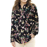 Crêpe Cigognes Noir - Ribes y Casals