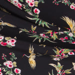 Crêpe Cigognes Noir - Ribes y Casals