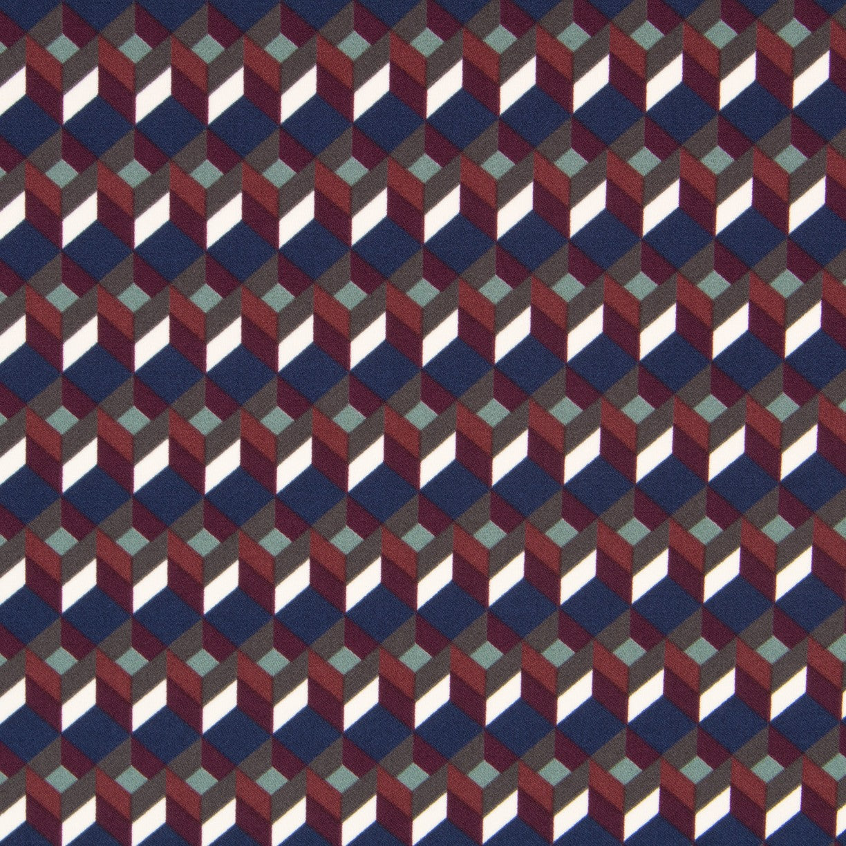 Crêpe Géométrique Vert - Ribes y Casals