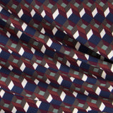 Crêpe Géométrique Vert - Ribes y Casals